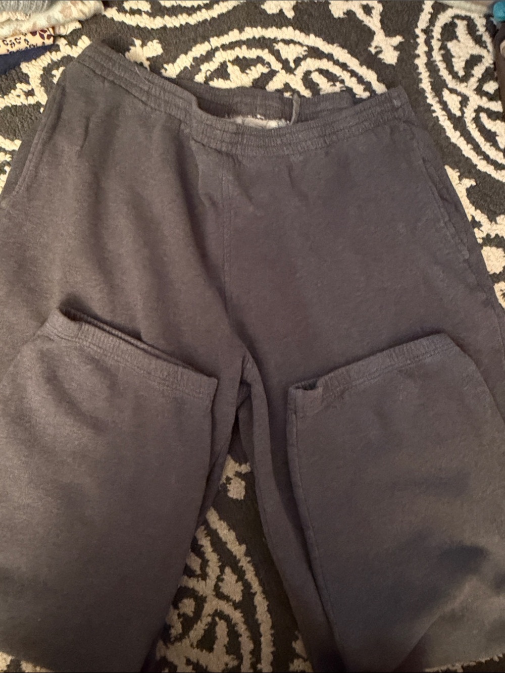 Old Navy Men's Charcoal Gray Fleece Joggers